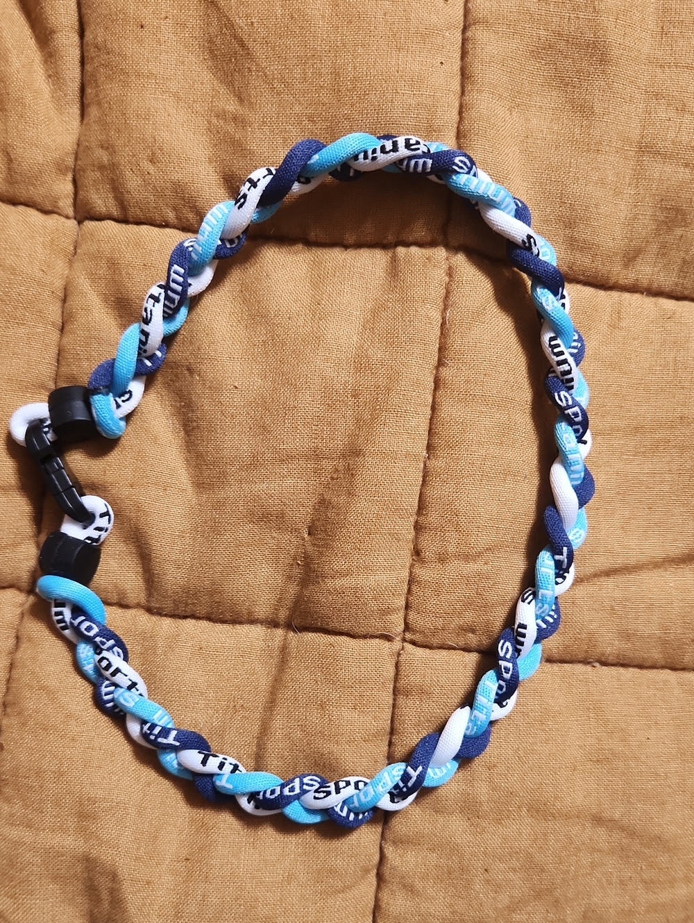Kids Blue Twist Sports Necklace - Unbranded